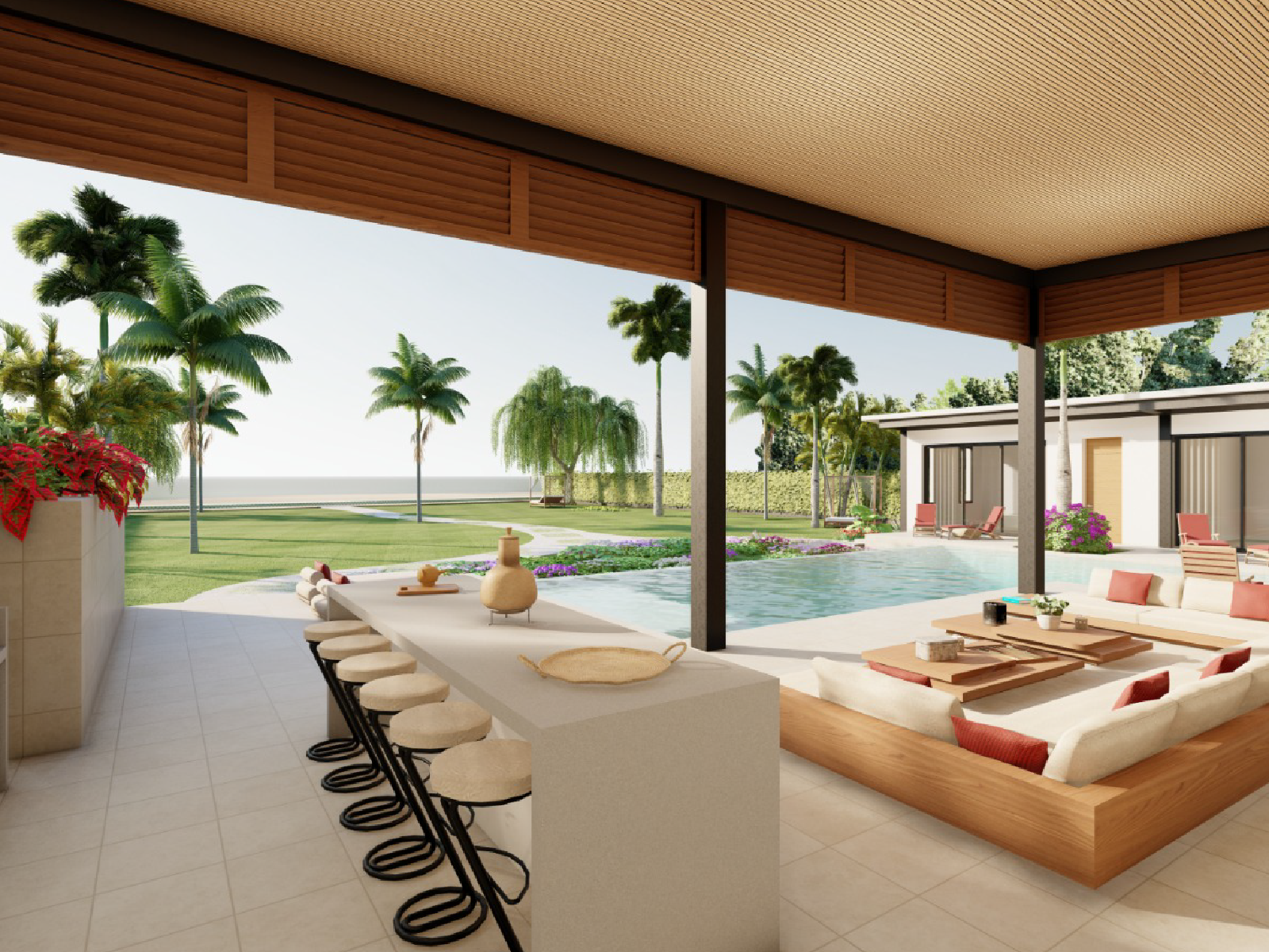 Villa C piscina